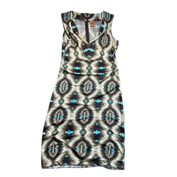 Tory Burch Aztec Dress Size Medium - Picture 1 of 5
